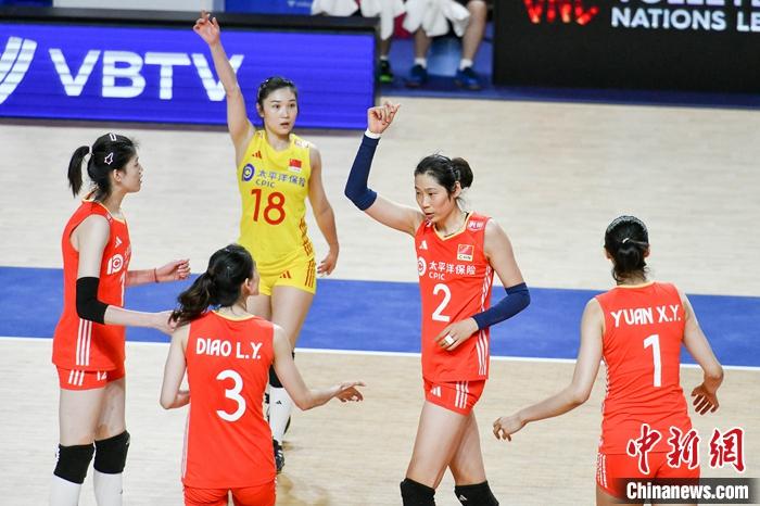 中国女排世联赛香港站力克保加利亚 奥运晋级悬